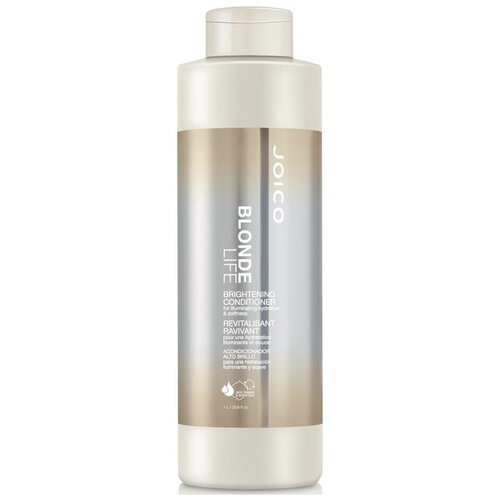 Joico кондиционер для волос Blonde Life Brightening Безупречный блонд для сохранения чистоты и сияния блонда, 1000 мл кондиционер безупречный блонд для сохранения чистоты и сияния блонда joico blonde life brightening conditioner 250 мл