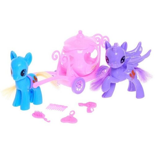 RAYDAY Набор пони Милашка 2шт с аксессуарами микс в пакете 479₽