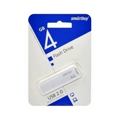 Smart Buy USB 4GB CLUE White