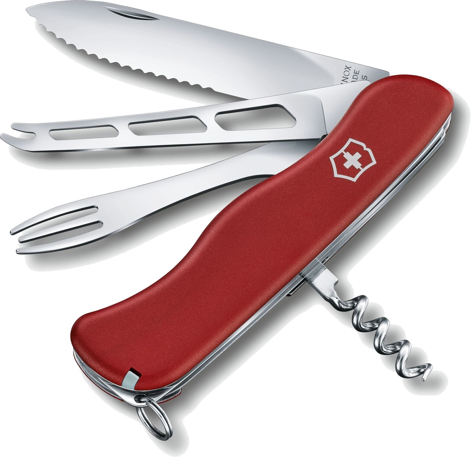 Складной нож VICTORINOX Cheese Master, 8 функций, 111мм, красный - фото №7