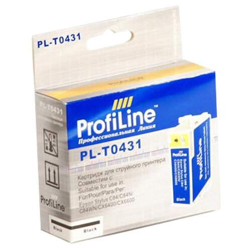 Картридж ProfiLine PL-0431-Bk, 850 стр, черный картридж profiline pl 0431 bk 850 стр черный