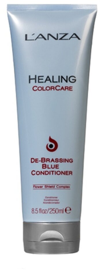 LANZA кондиционер Healing Color-care De-brassing Blue для устранения рыжины волос, 250 мл