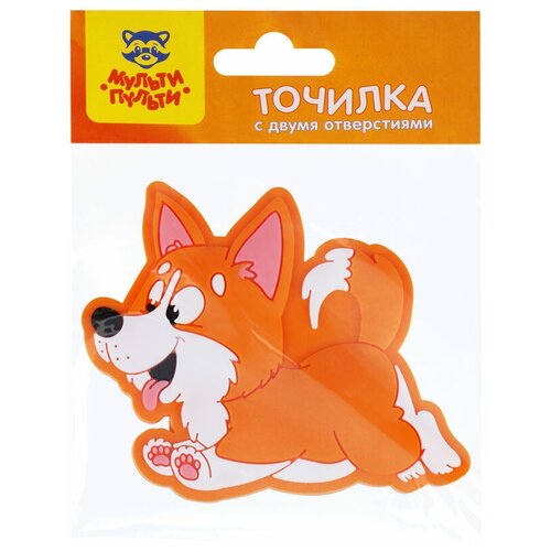 Точилка пластиковая Мульти-Пульти Корги 2 отверстия пакет европодвес PS_39577 256₽