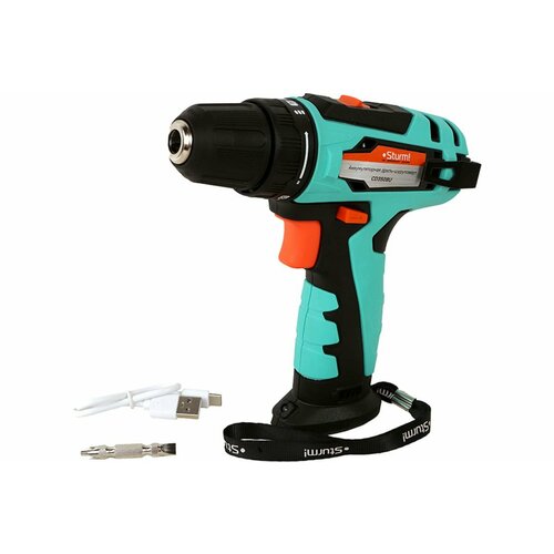 Дрель аккумуляторная STURM CD3508U 72 В 20 Ач USB type C пист рук картон 381000₽