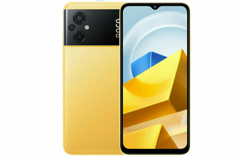 Смартфон Xiaomi POCO M5 6/128 ГБ Global, Dual nano SIM, желтый — купить ...