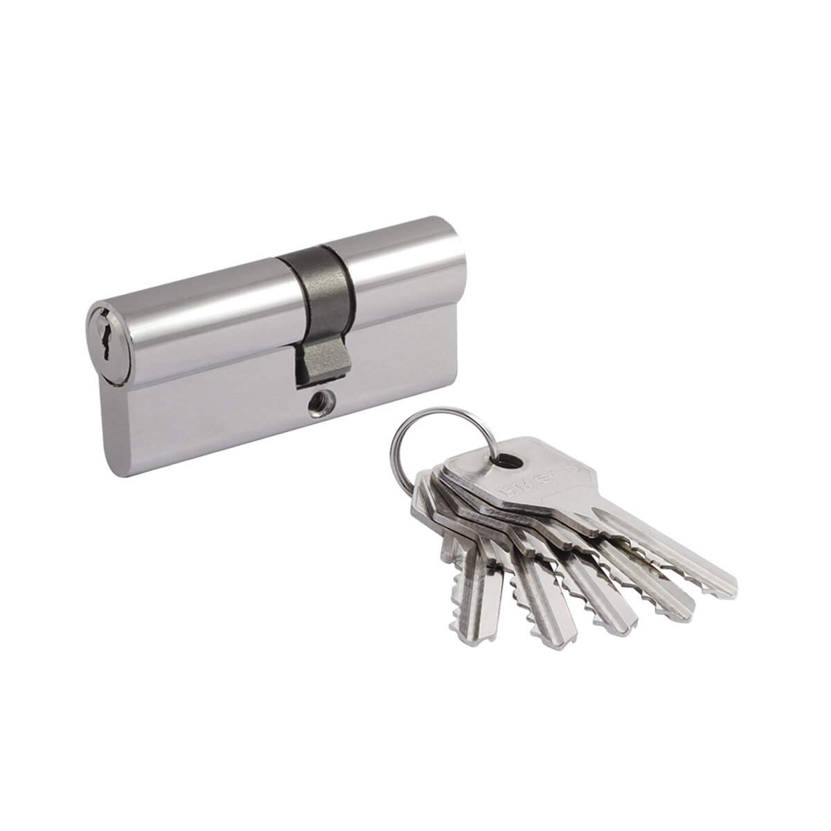 Цилиндровый механизм Нора-М STD AL Л-70 (40-30) ключ/ключ хром