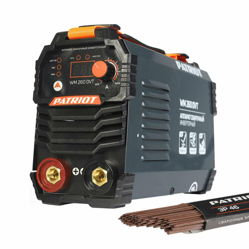 Сварочный аппарат инверторного типа Patriot WM260DVT с маской 351D 13500 Вт 1145200₽