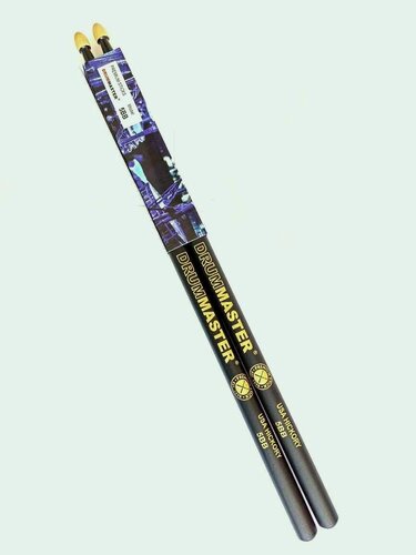Изображение товара Барабанные палочки DRUMMASTER 5B BLACK&GOLDEN