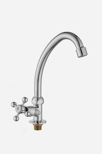 Изображение товара Кран на одну воду Diadonna D410-65 керамическая кран-букса, хром