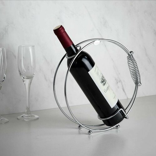 Держатель для бутылки настольный (хром)