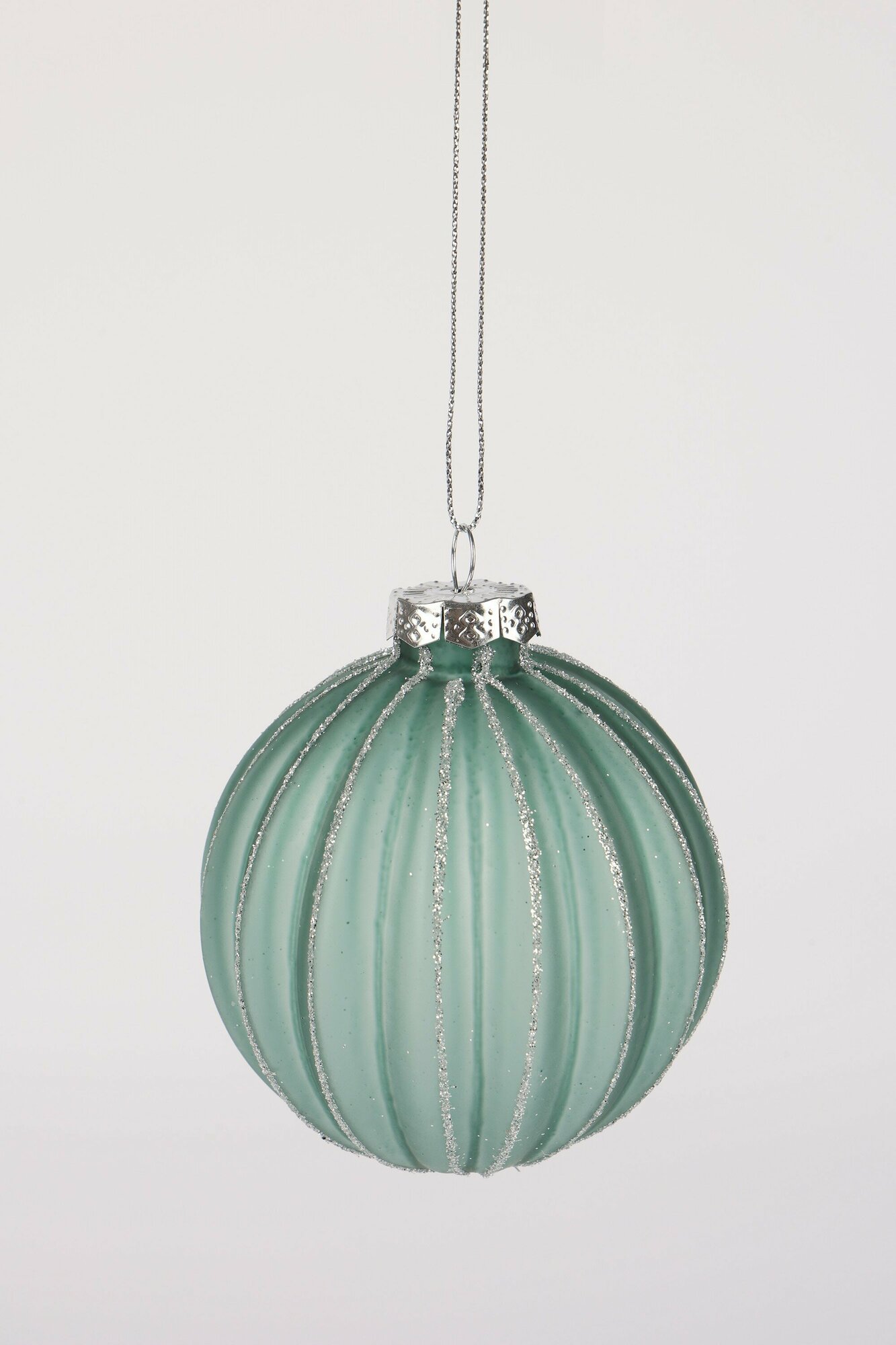 фото Рождественская декорация Шар стеклянный 8 см 1 шт