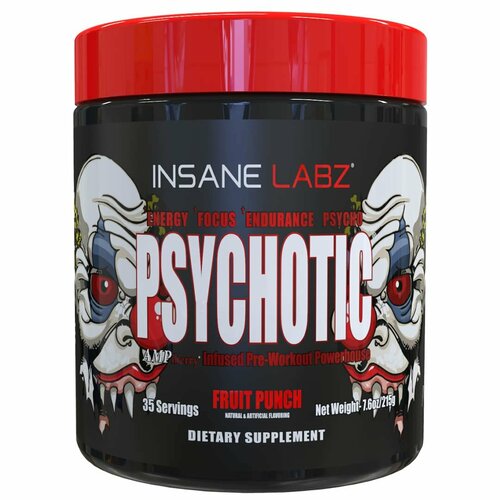 PSYCHOTIC 220 gr, 35 порции(й), фруктовый пунш