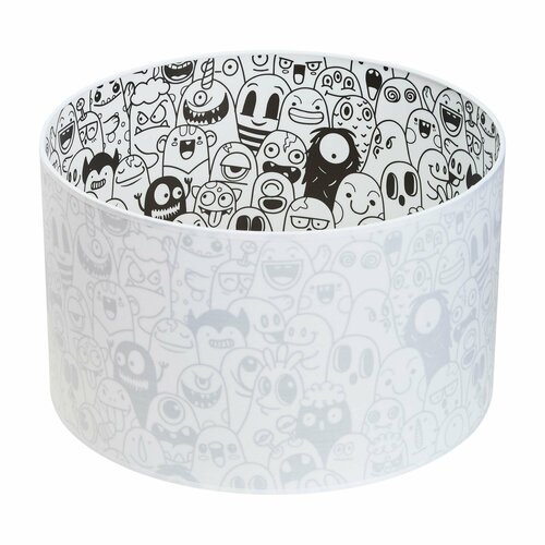RAZSVET Абажур для торшера 40 см с рисунком «Монстры» RAZSVET RZ-4040-1-R17