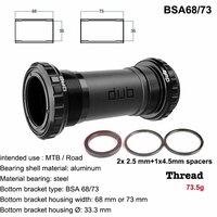 Нижний кронштейн SRAM DUB BSA Thread PF92 BB30 PF30 Pressfit SX NX GX XX1 EAGLE, DUB BSA