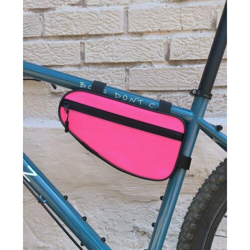 Велосумка под раму велосипеда, р-р 25х13х5см, розовая, PROTECT