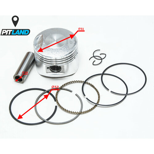 Поршень в сборе 170MM-3 Ø70, палец Ø18