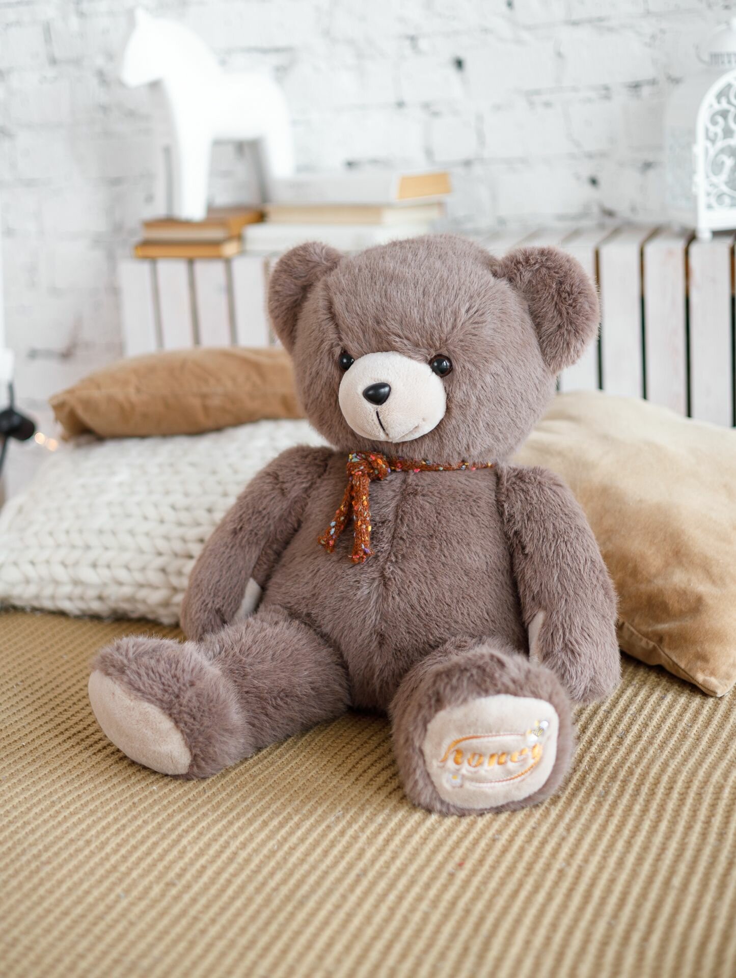 Мягкие Игрушки Xiaomi Мягкая игрушка Медведь Хонька, 60 см