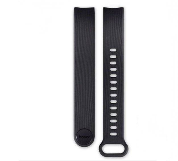 Сменный силиконовый ремешок для Huawei Honor Band 3 (15mm) (Черный)