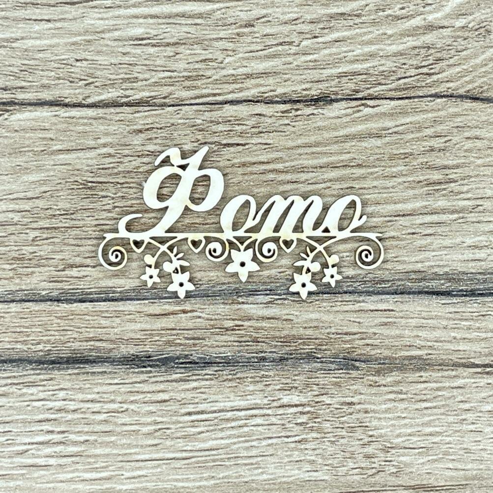 Чипборд надпись "Фото" толщина 1,55 мм