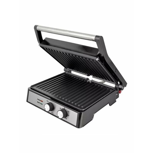 Гриль электрогриль MARTA MT-SM1764B барбекю черныйсталь 4117₽