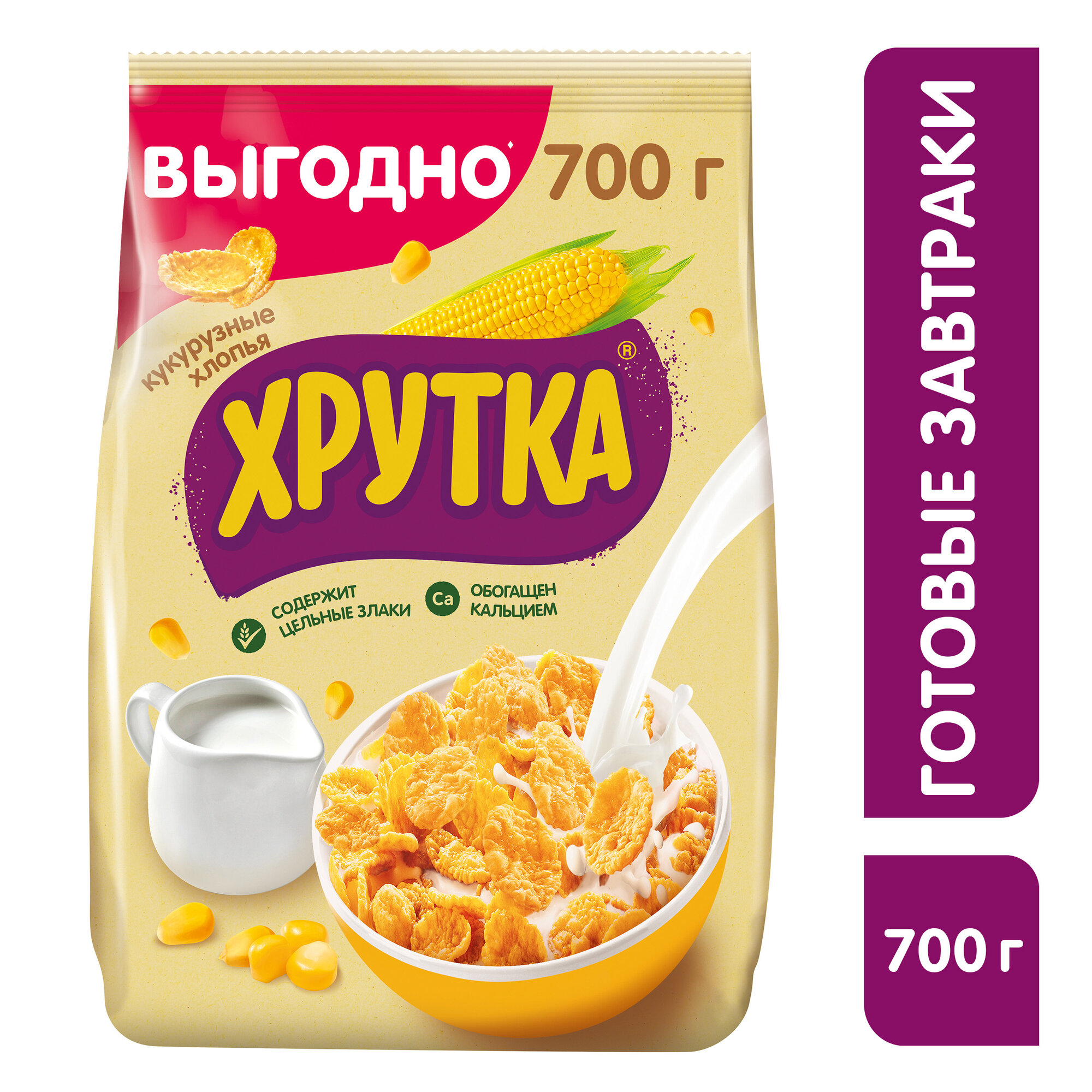 Хлопья хрустящие "хрутка" 700г