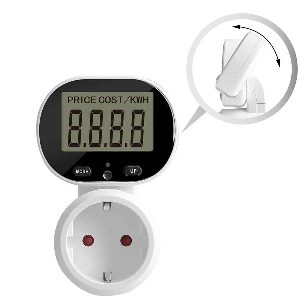 Ваттметры Aideepen измеритель мощности 220В, With Backlight