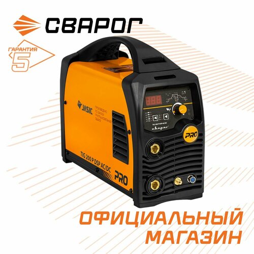 Сварочный аппарат инверторного типа Сварог PRO TIG 200 P DSP AC/DC (E201), TIG, MMA, 6 кВт