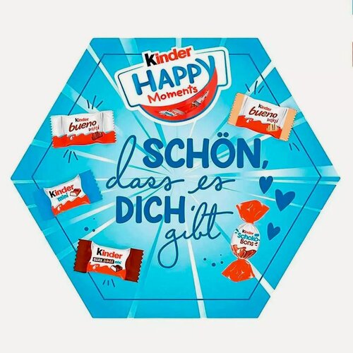 Изображение товара Подарочный набор сладостей KINDER HAPPY MOMENTS, MINI MIX 162 гр