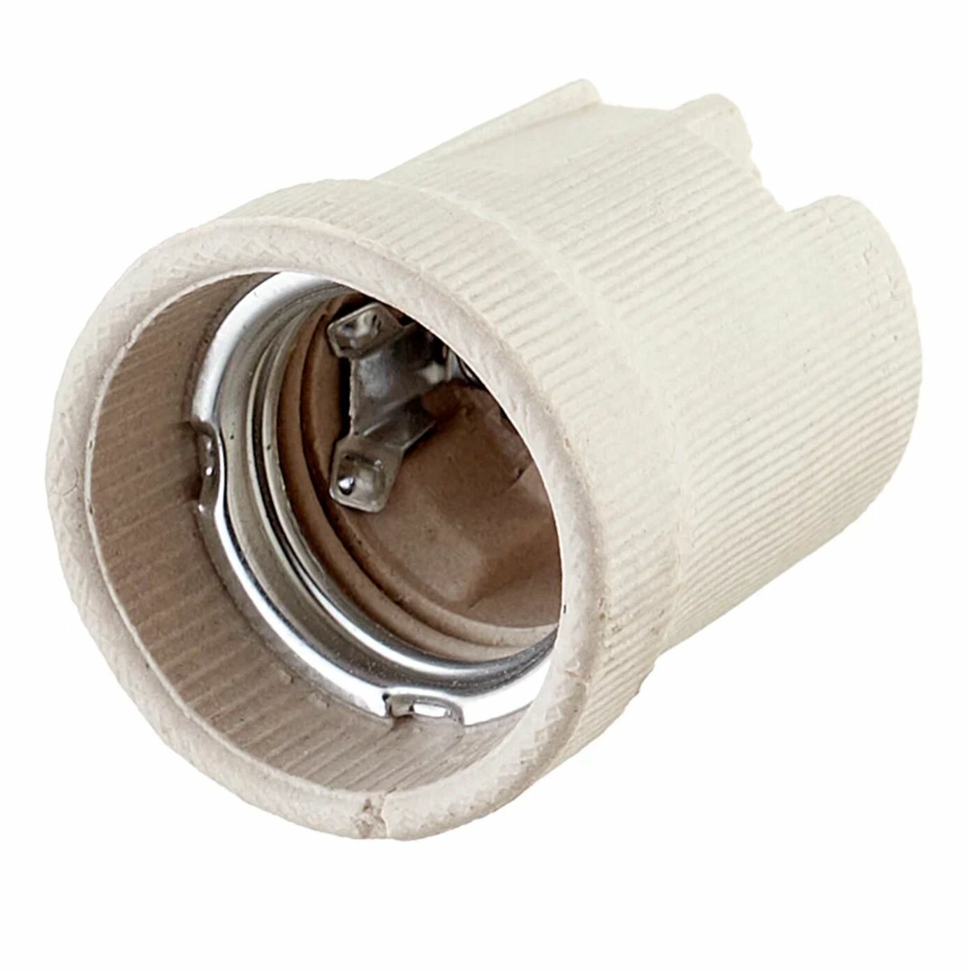 Патрон для лампы E27 Svet керамический IP20 (1011-00010) белый