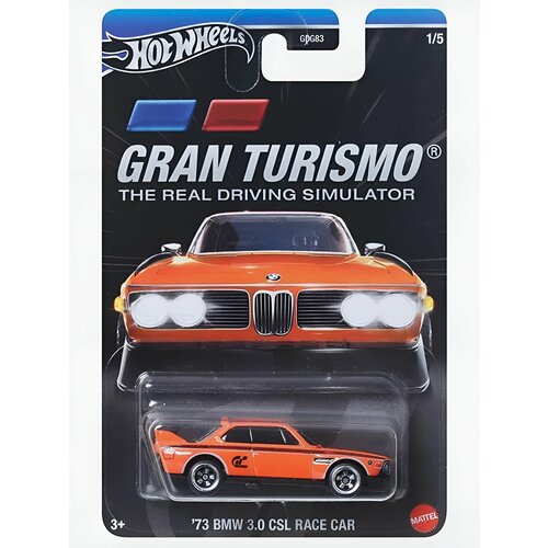 фото Машинка hot wheels серия gran turismo в масштабе 1:64 73 bmw 3.0 csl race car