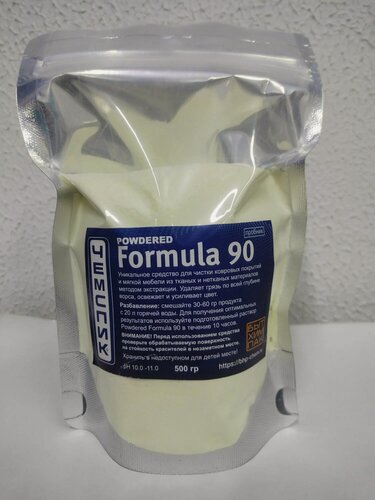 Изображение товара Чемспик Powdered Formula 90 - Основное средство для чистки ковровых покрытий и мягкой мебели, 0,5 кг