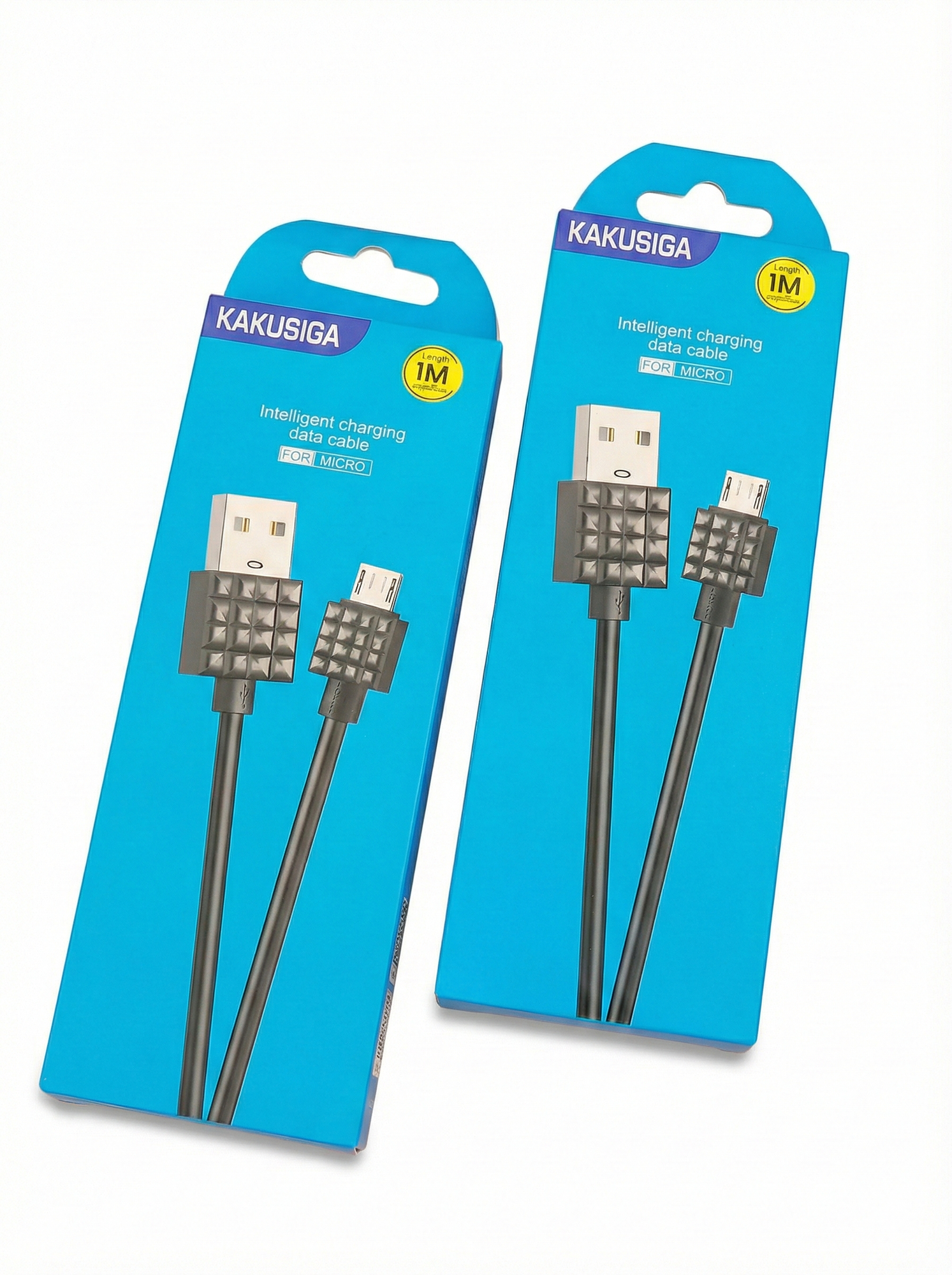 Высокоскоростной USB Кабель KAKUSIGA KSC-328 Micro USB, прочный, черный — фото 1
