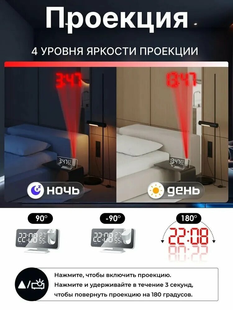 Настольные часы Электронные 1 шт