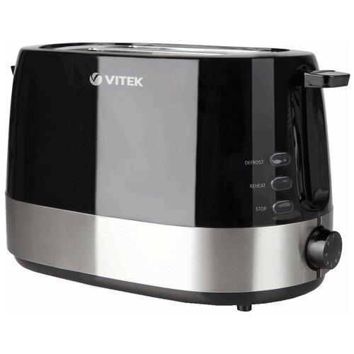 Тостер VITEK VT-1584, черный тостер vitek vt 1586 bk