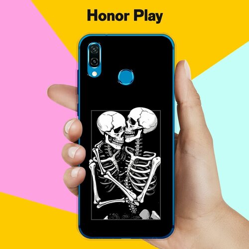 Силиконовый чехол на Honor Play Скелеты / для Хонор Плэй силиконовый чехол на honor play хонор плэй сирень крупная