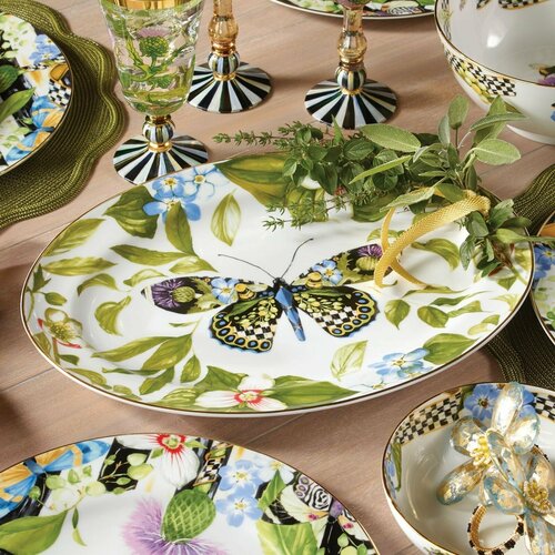 Блюдо MacKenzie-Childs Thistle & Bee