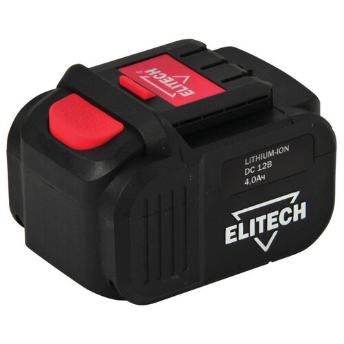 Аккумулятор ELITECH 1820.098400, Li-Ion, 10.8 В, 4 А·ч elitech аккумулятор elitech 18в 2 0ачli ion д да18сл слайдер 1820 127100