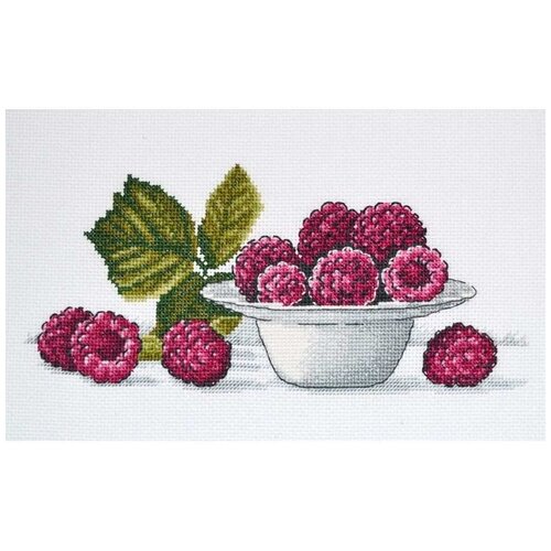 фото Набор для вышивания «ягода - малина», 20x10 см, овен