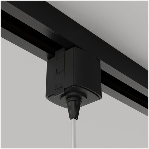 Изображение товара Коннектор Maytoni TRA010-1-A-B, для трековой системы, однофазный, черный, пластик