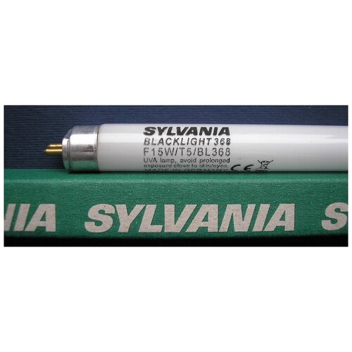 лампа ультрафиолетовая sylvania f15w t8 bl368 g13 Sylvania F6W T5 BL368 лампа Blacklight BL368 6W G5