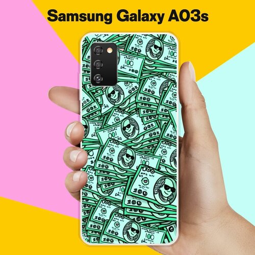 Силиконовый чехол на Samsung Galaxy A03s Баксы / для Самсунг Галакси А03с