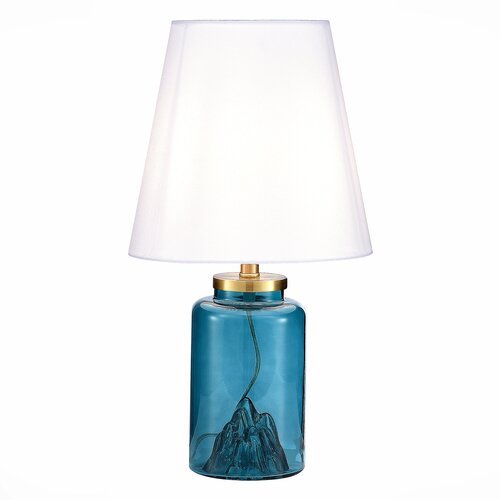 Настольная лампа ST Luce Ande SL1000.214.01, E27, 40Вт, кол-во ламп:1шт, Синий