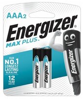 Батарейка Energizer Max Plus AAA, 2 шт.