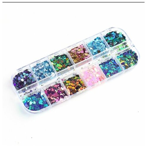 Набор блесток для маникюра
