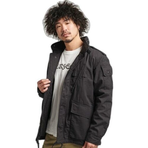 Куртка Superdry VINTAGE DISTRESSED M65 JACKET, Пол Мужской, Цвет Jet Black, Размер S