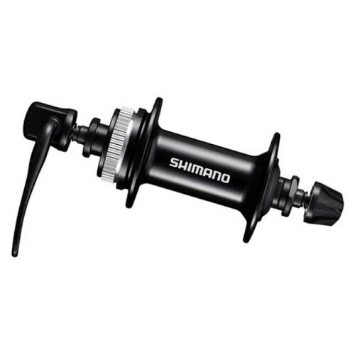 Втулка передняя SHIMANO MT200, 32 отверстия, OLD:100мм, QR, под диск C.Lock, цв. черный