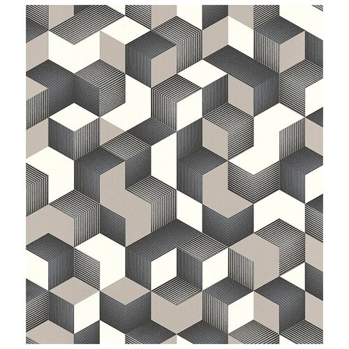 Декоративные обои винил на флизелиновой основе Rasch Denzo 053х1005м 189гкв м 1 шт бежевыйсерый 703₽