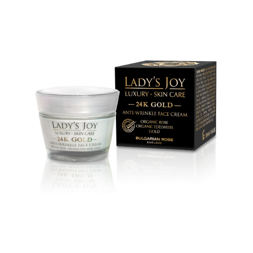 Bulgarian Rose - Карлово Крем для лица против морщин LADY'S JOY LUXURY 24 K GOLD 50 мл