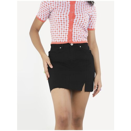 фото Юбка для женщин, brave soul, модель: lskd-494driesblk, цвет: черный, размер: 10 (uk)