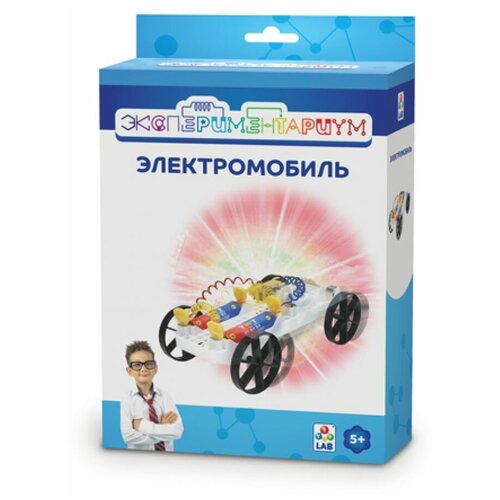 Набор 1 TOY Экспериментариум. Электромобиль, 1 эксперимент, разноцветный